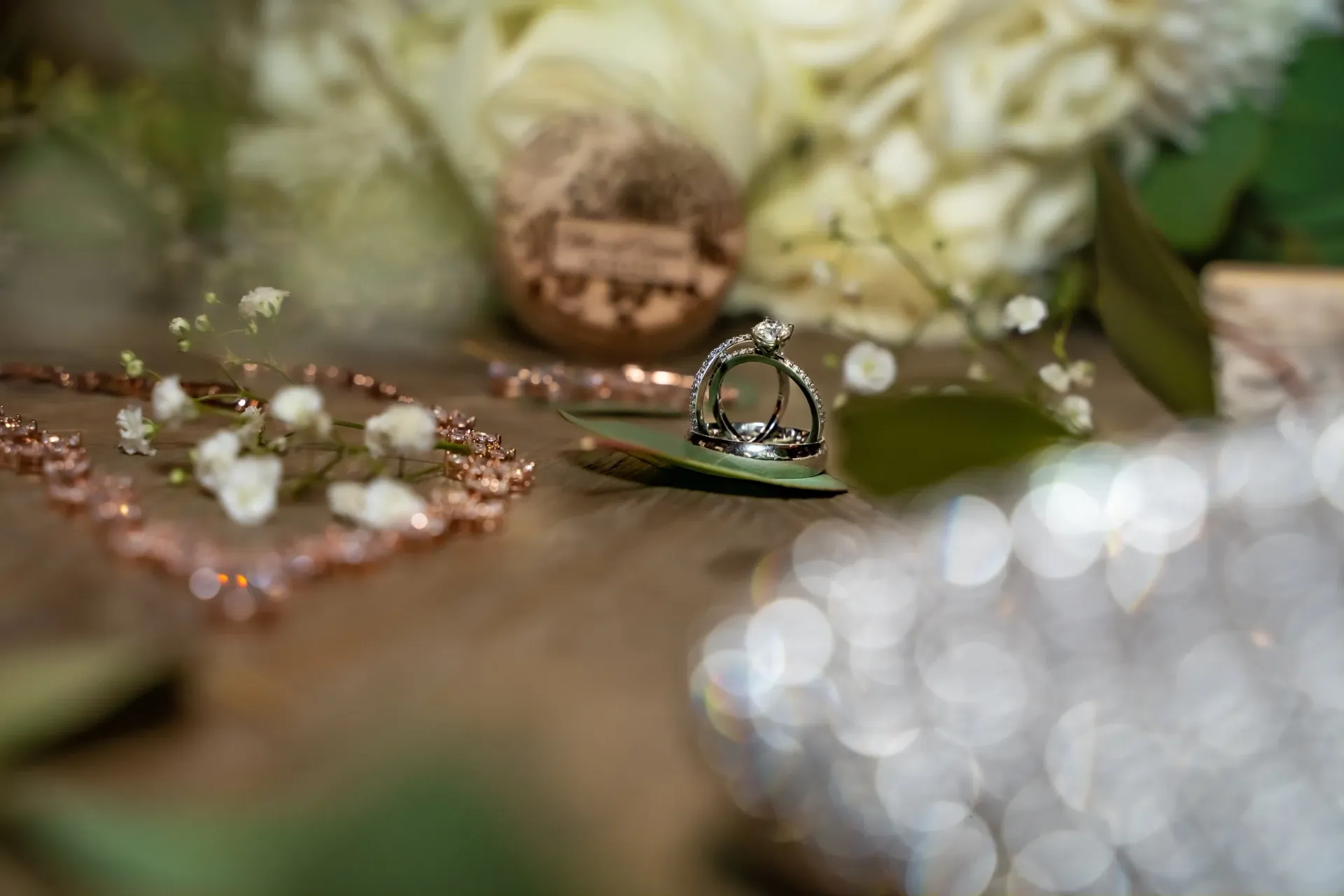 Engagement ring detail